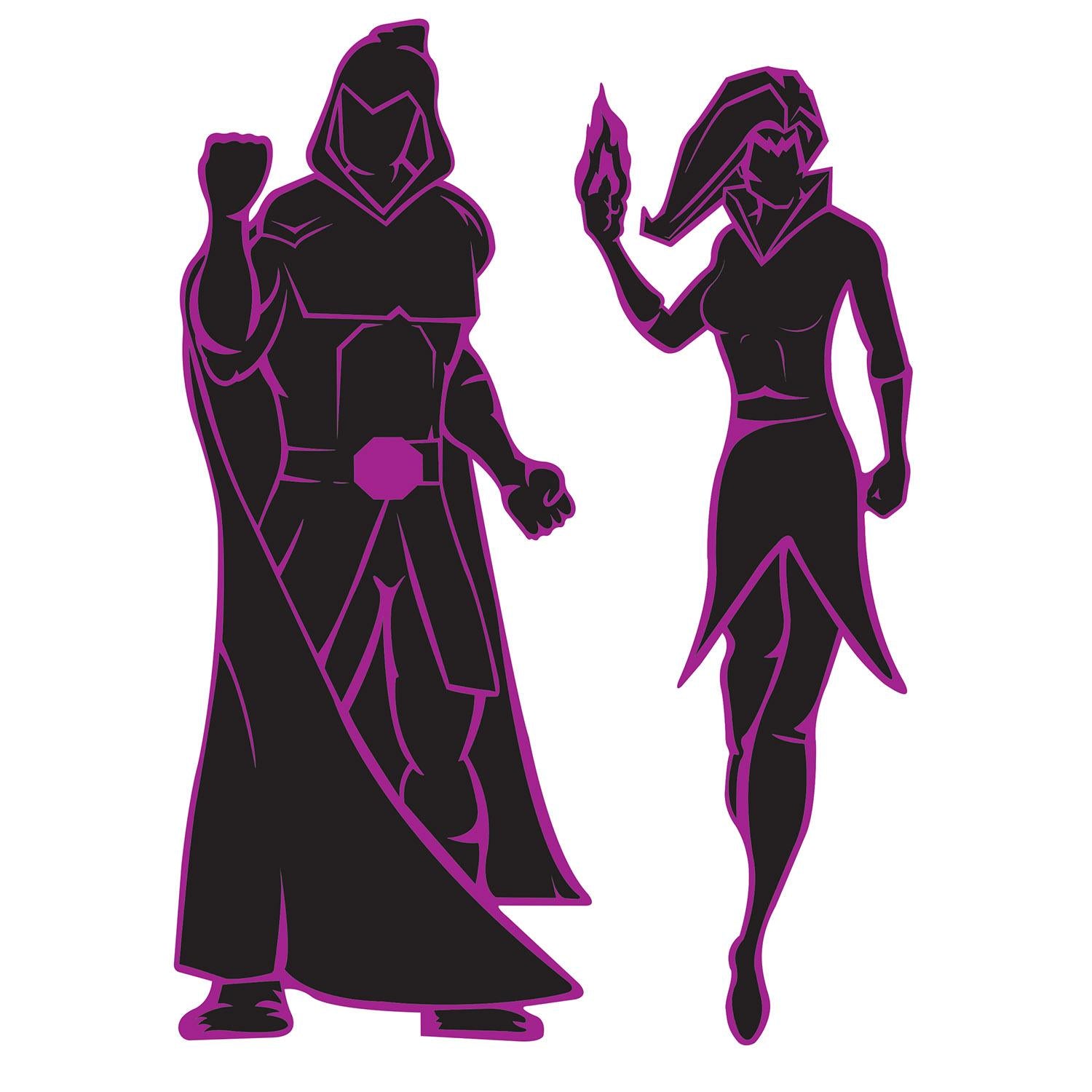 Beistle Villain Party Silhouettes (2/Pkg)