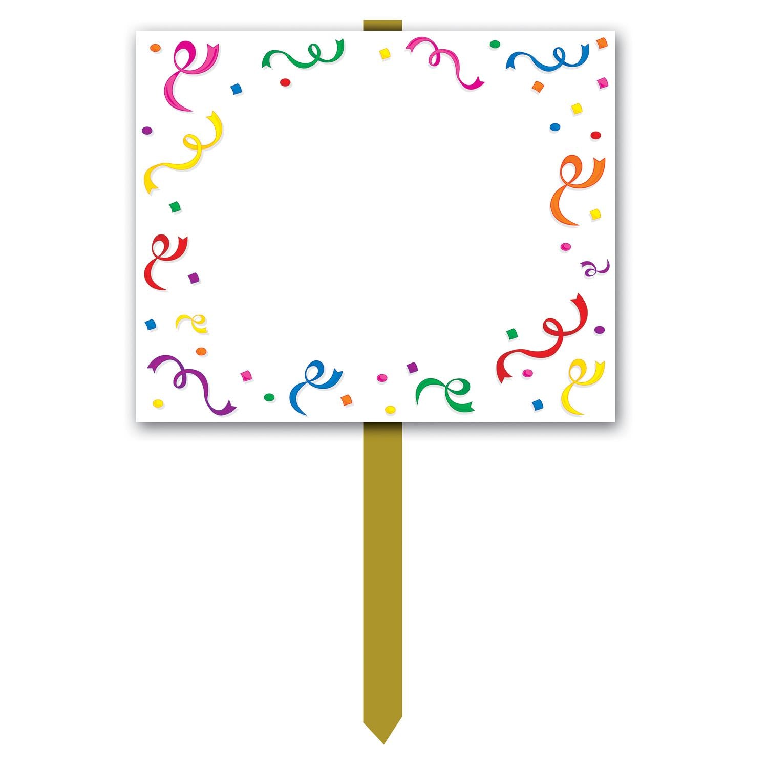 Beistle Blank Party Yard Sign