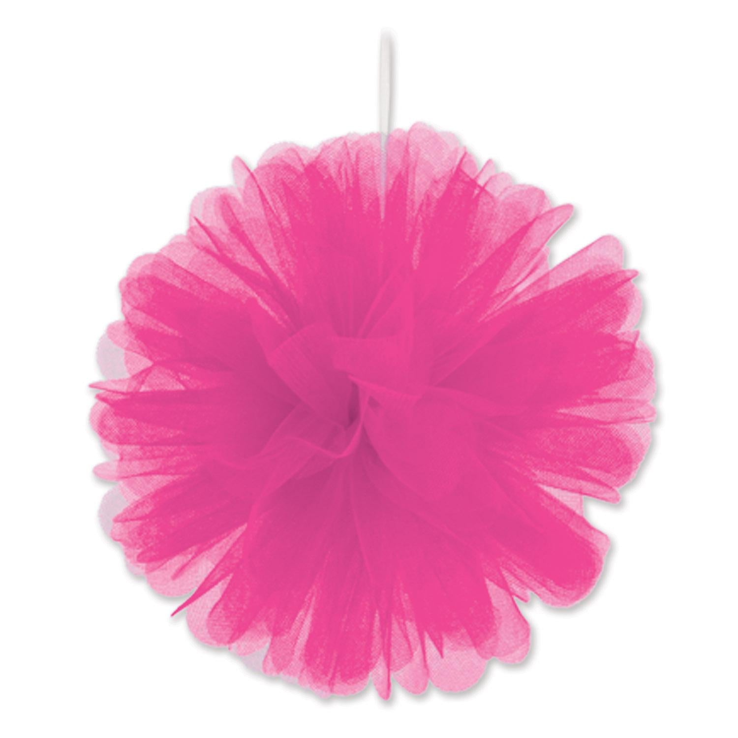 Beistle Party Cerise Tulle Balls (2/Pkg)