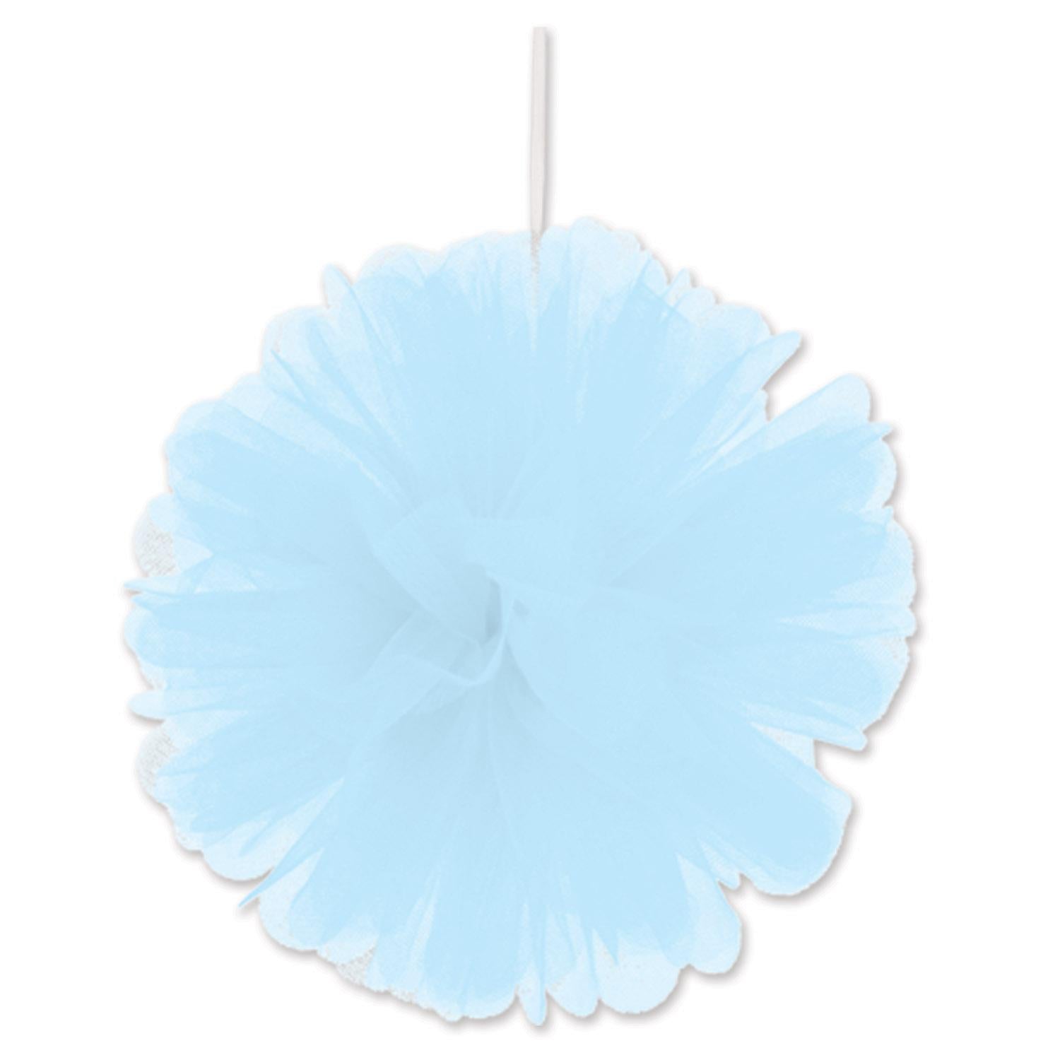 Beistle Party Light Blue Tulle Balls (2/Pkg)