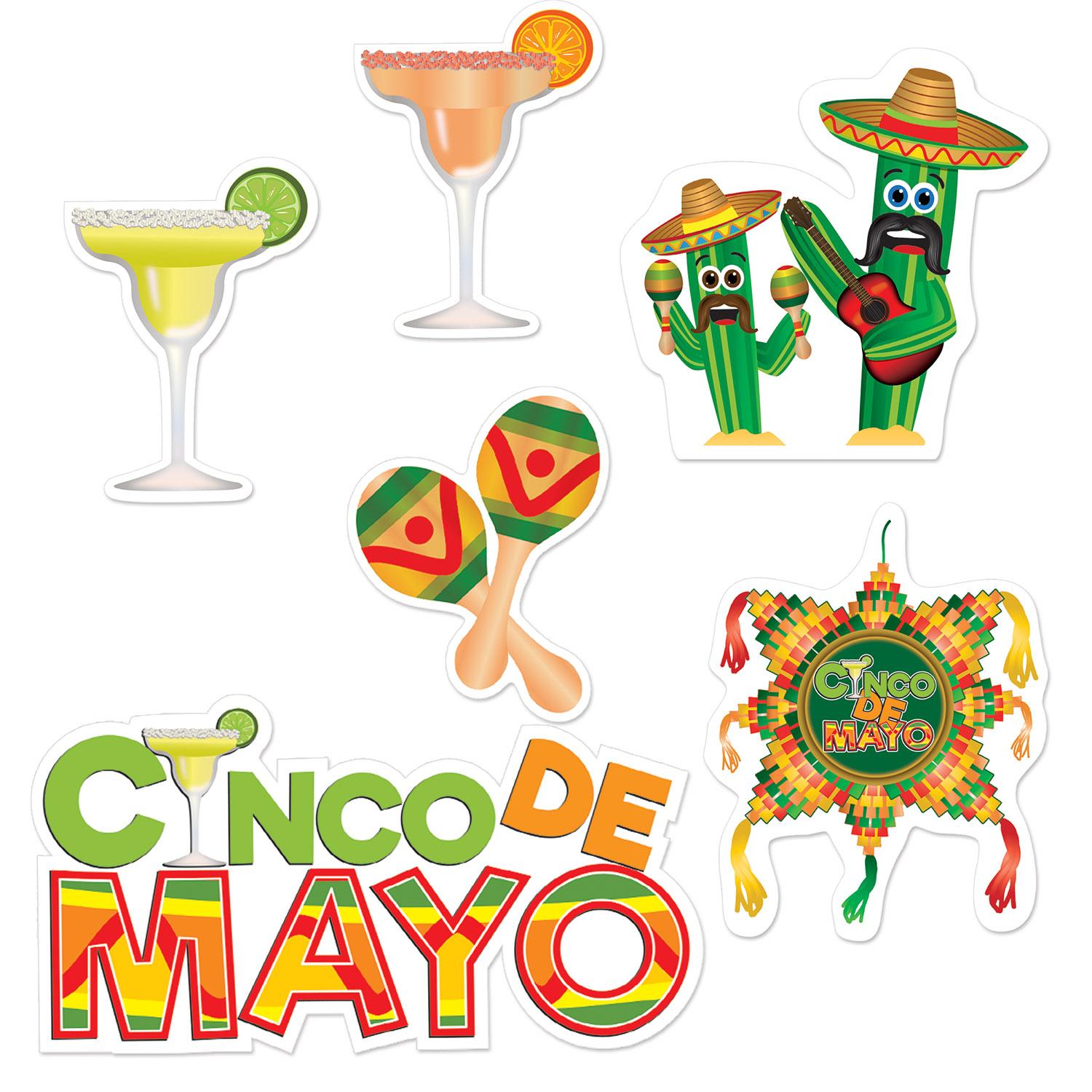 Beistle Cinco De Mayo Cutouts (6/Pkg)