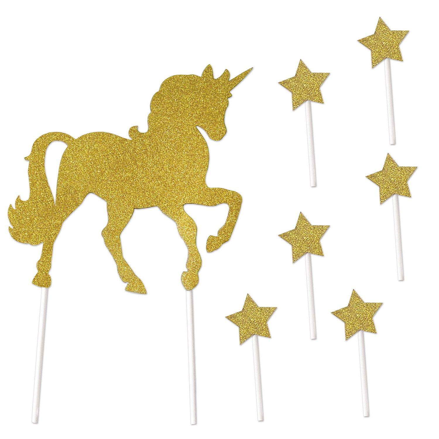 Beistle Unicorn Party Cake Topper