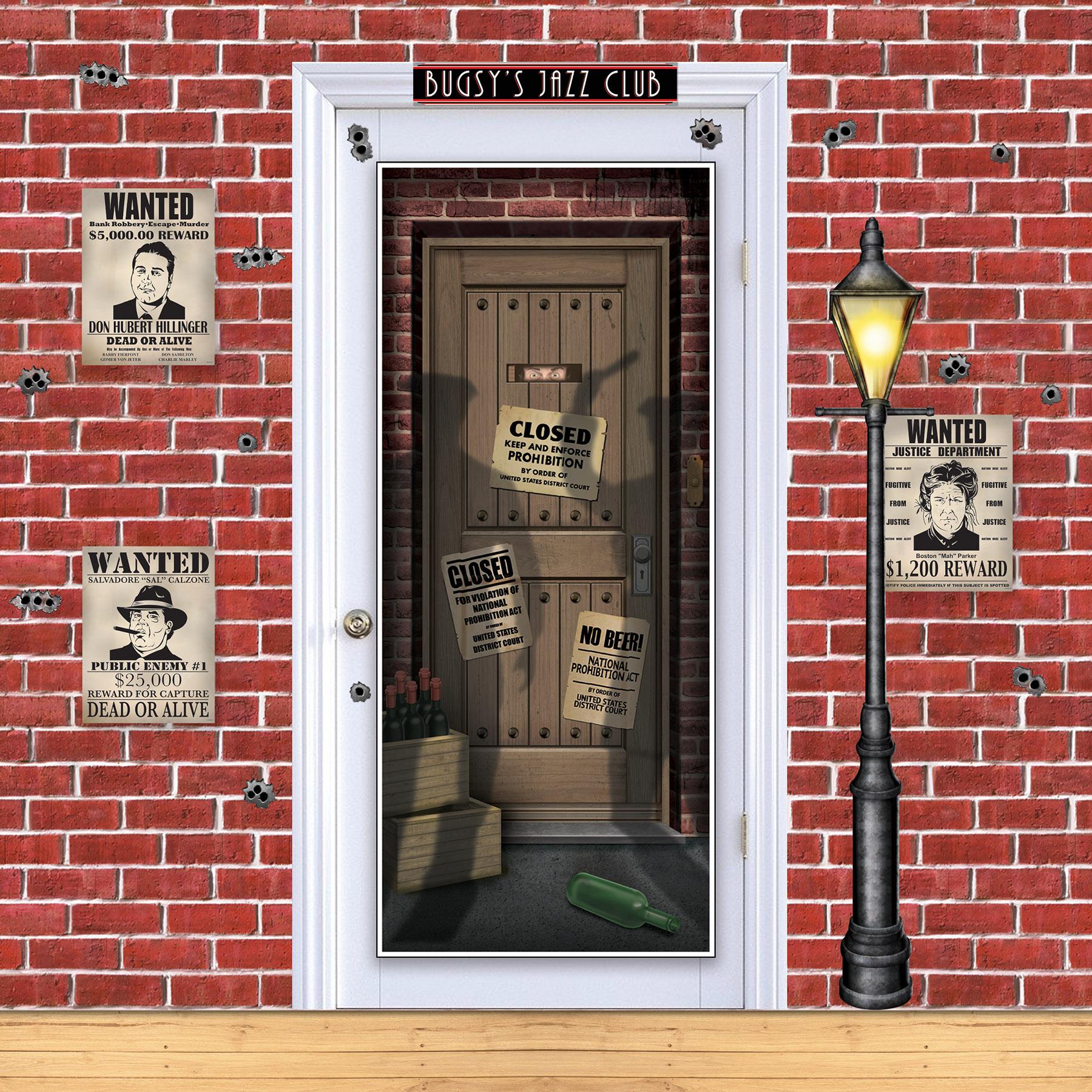 Beistle Speakeasy Party Door Cover