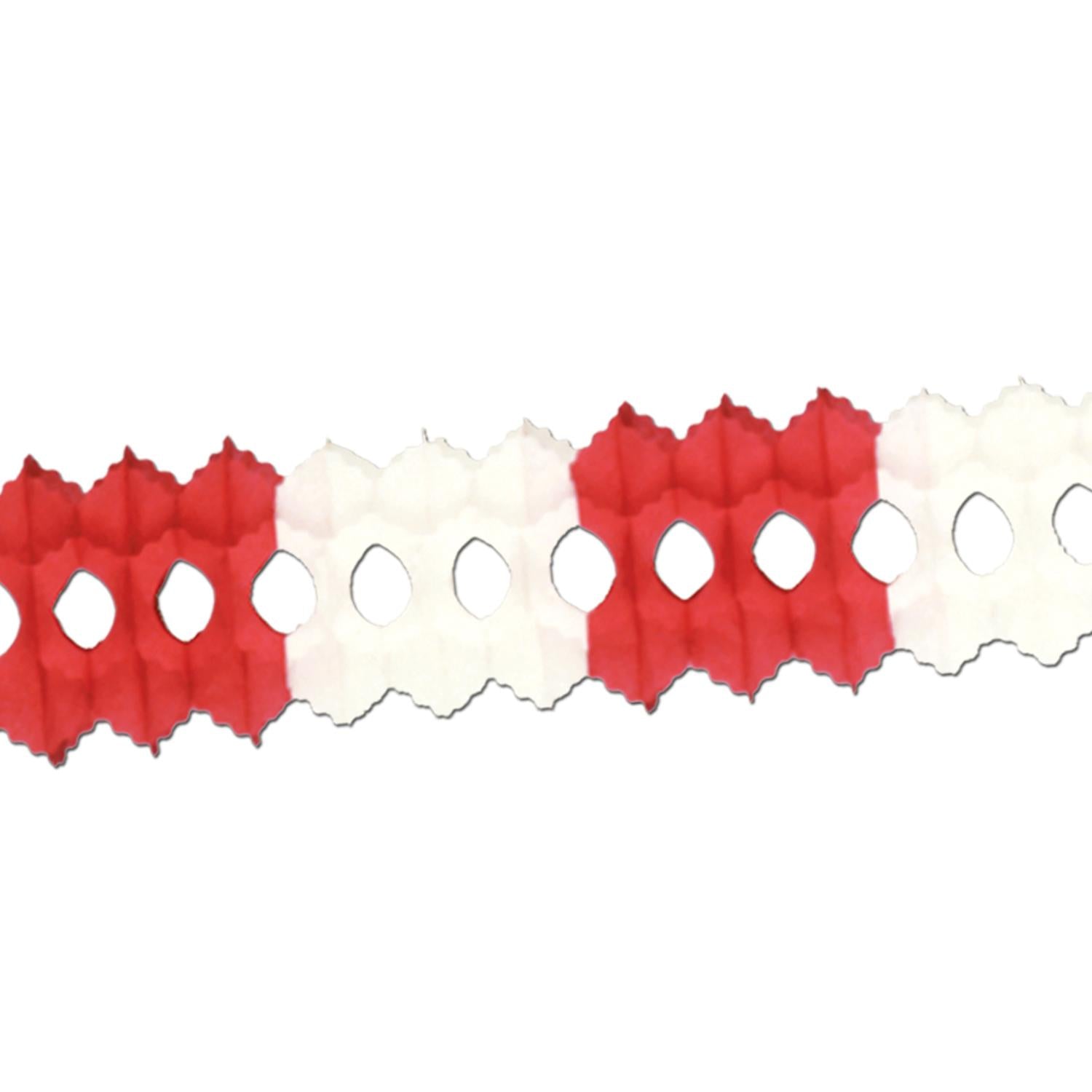 Beistle Valentine's Day Arcade Garland - red & white