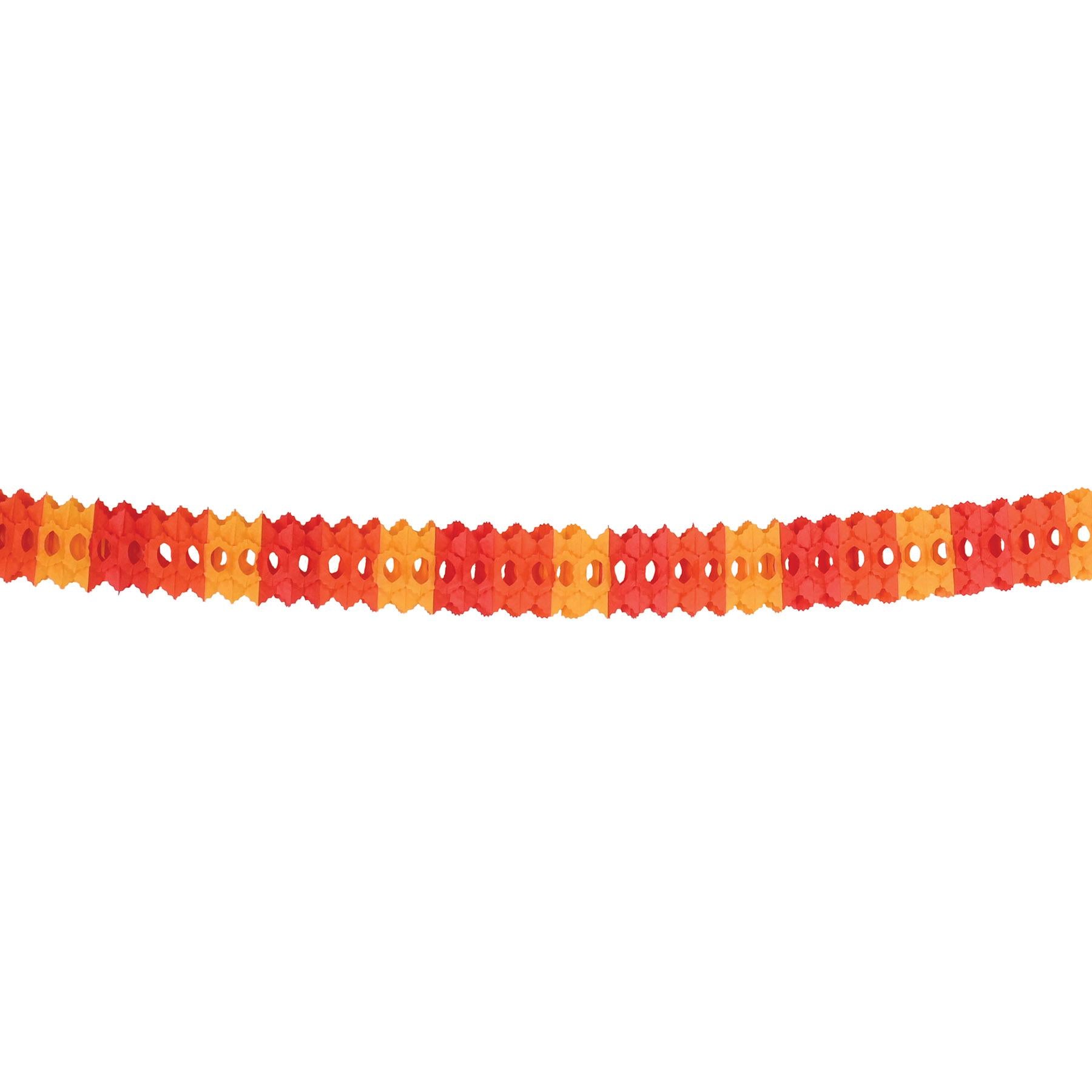 Thanksgiving Packaged Arcade Garland - golden-yellow - orange - red