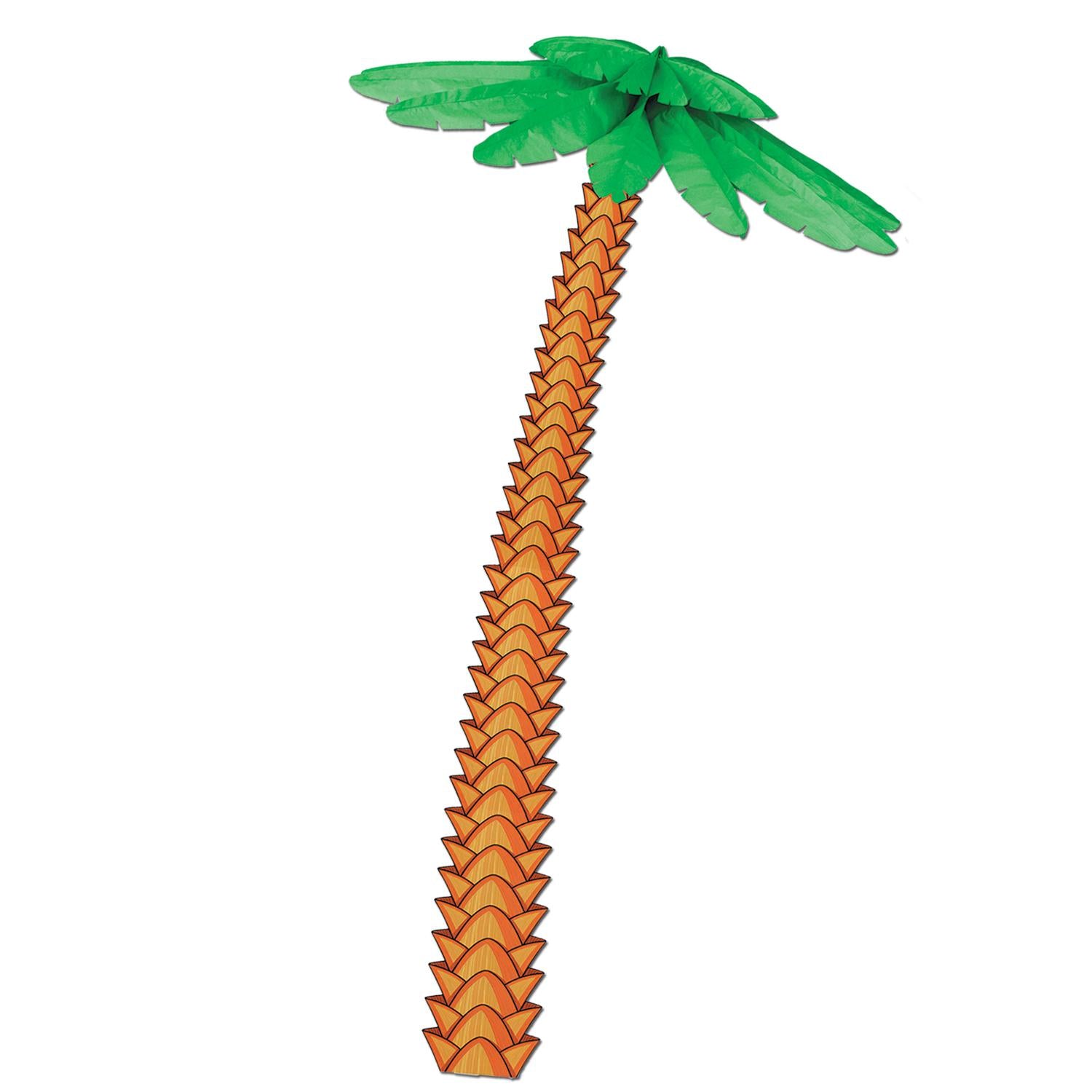 Beistle Luau Party Jointed Palm Tree with Tissue Fronds