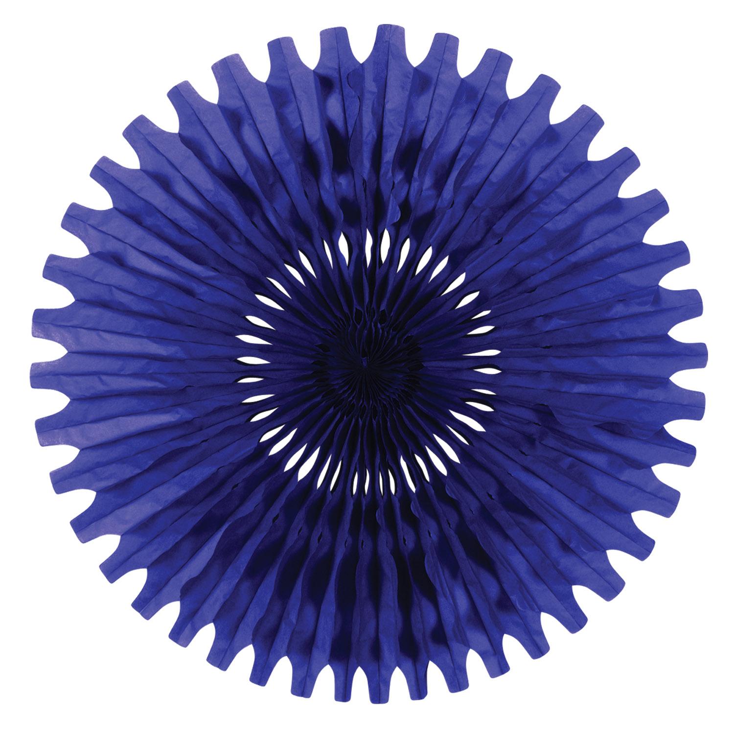 Beistle Party Tissue Fan - blue