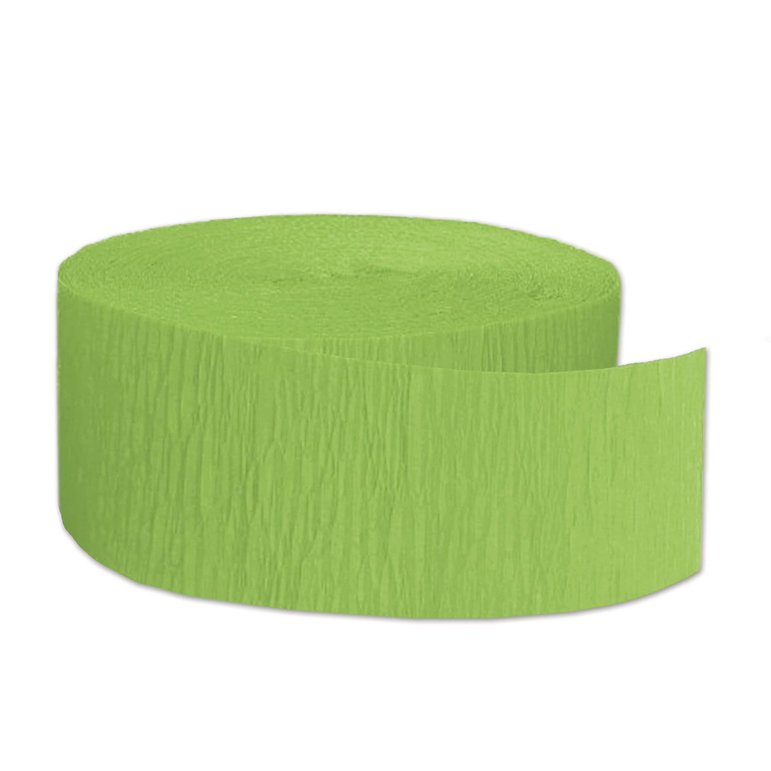 Beistle FR Party Festive Crepe Streamer - Light green