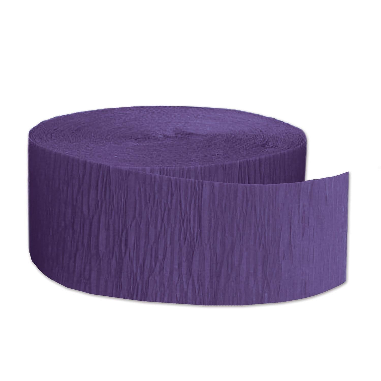 Beistle FR Festive Party Crepe Streamer - purple