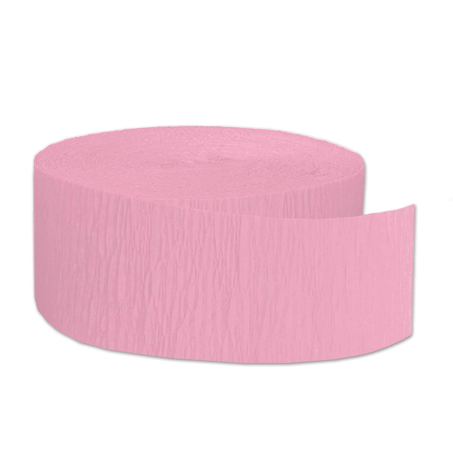 Beistle FR Party Festive Crepe Streamer - pink