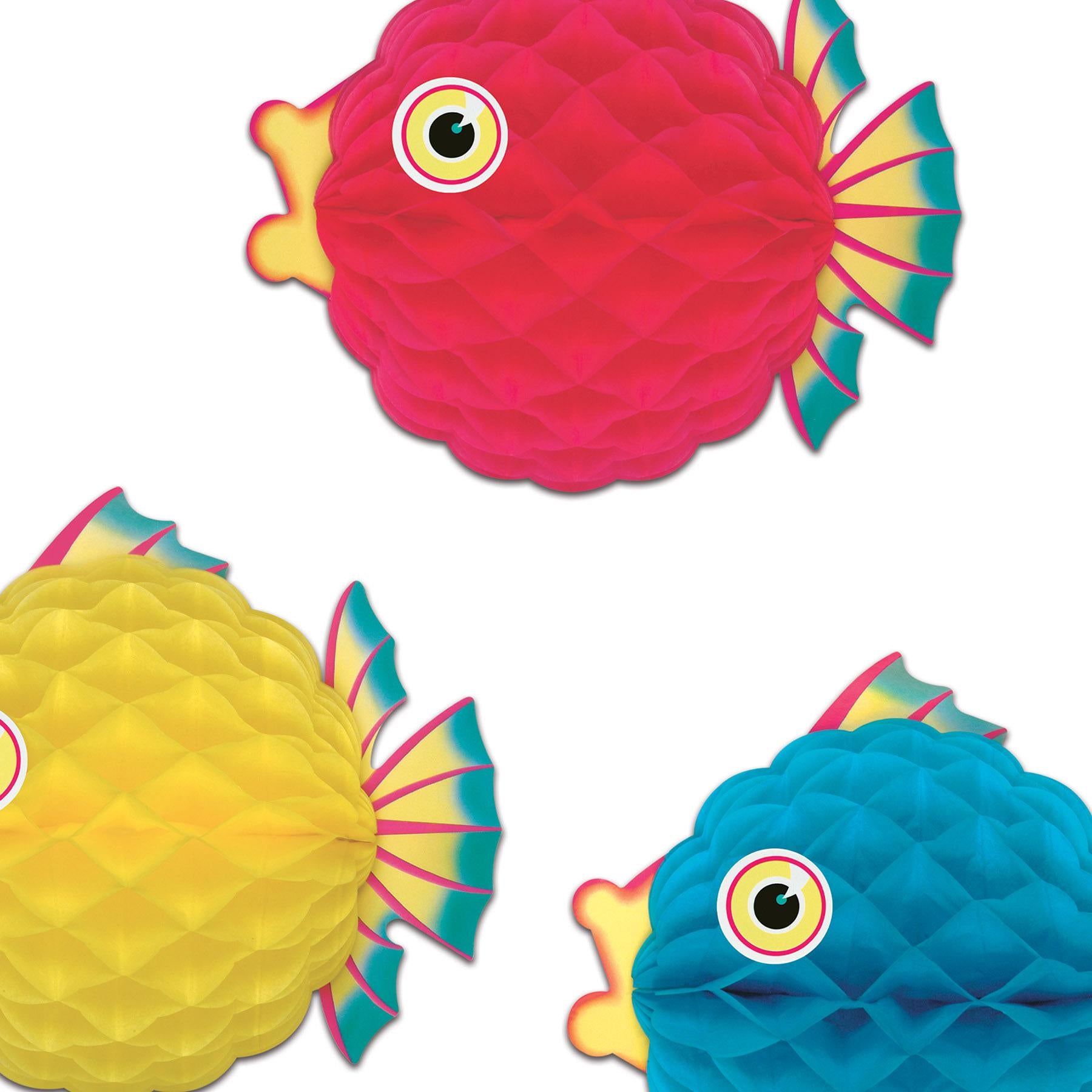 Beistle Luau Party Tissue Bubble Fish