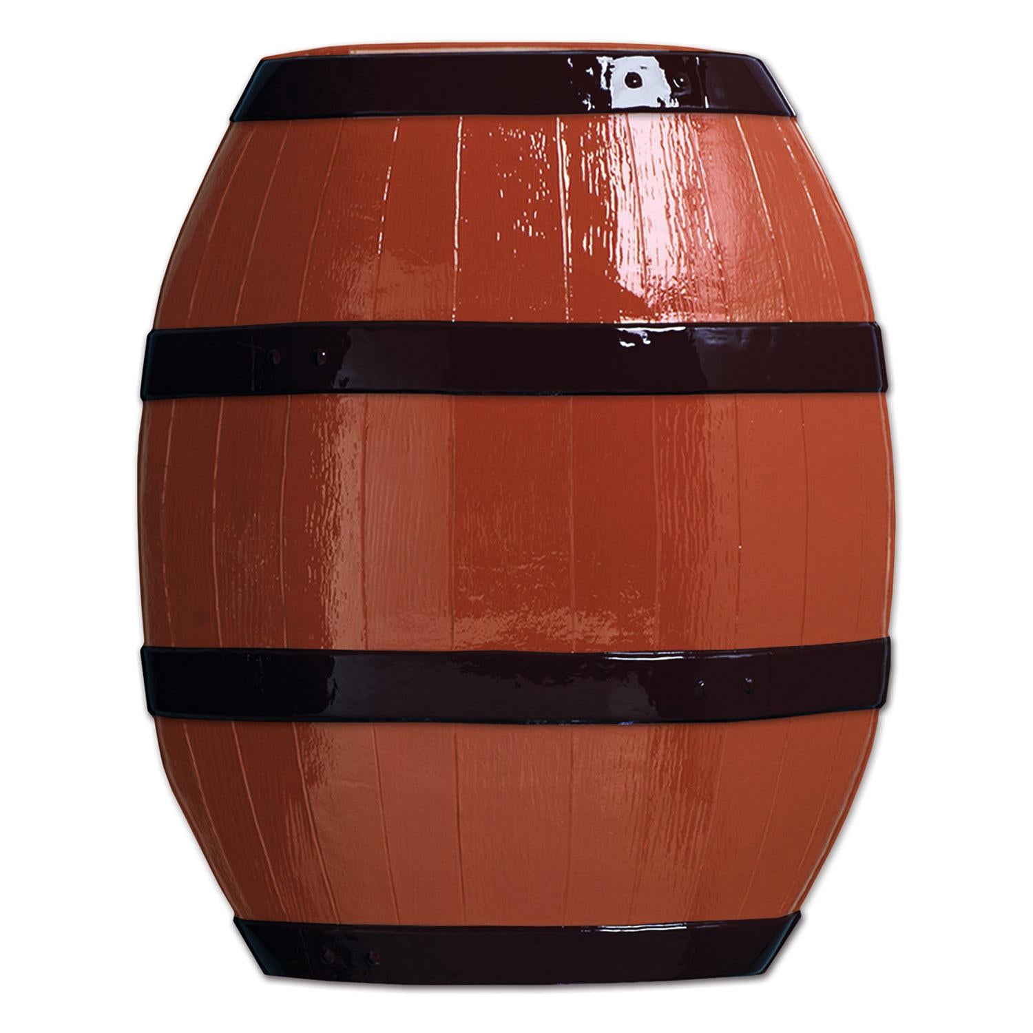 Beistle Plastic Half Barrel Party Decoration