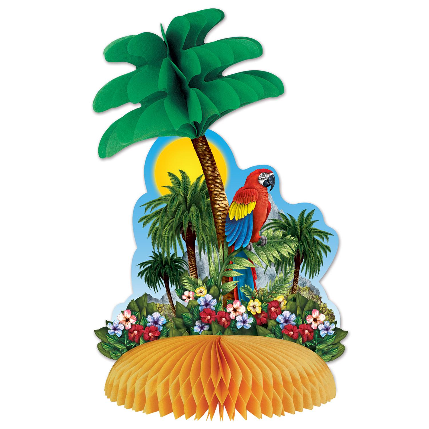 Beistle Luau Party Tropical Island Centerpiece