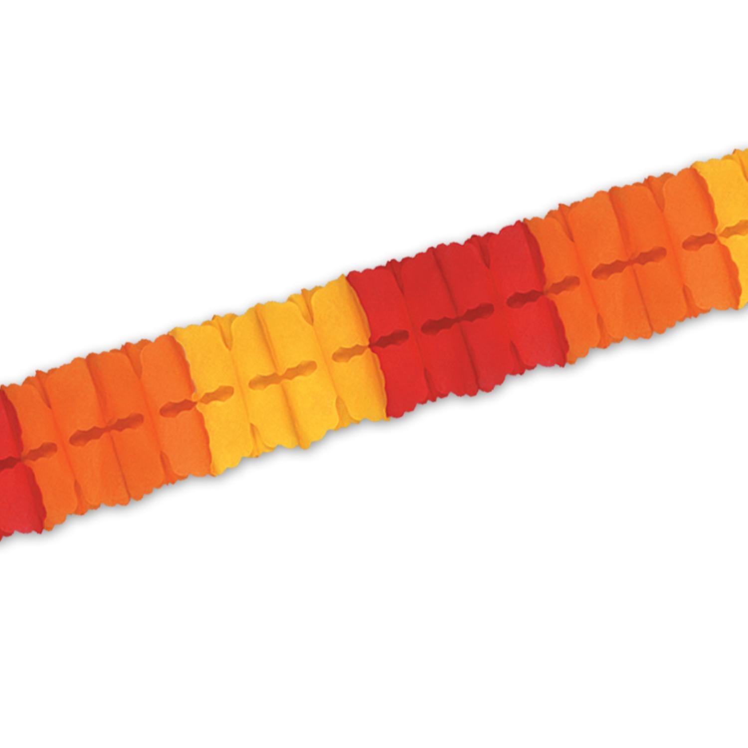 Thanksgiving Leaf Garland - golden-yellow - orange - red