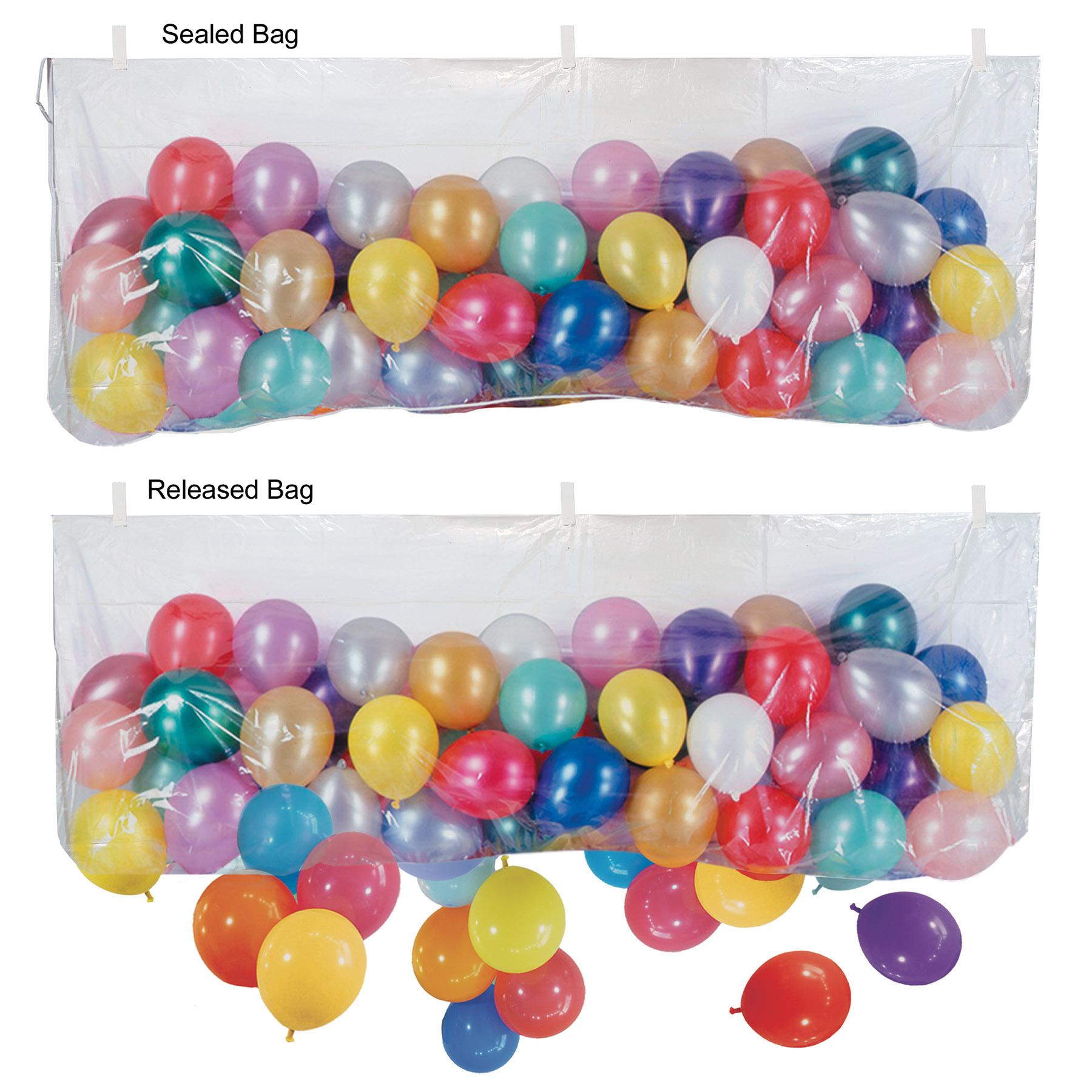 Beistle New Year's Eve Plastic Balloon Bag with 100 Balloons