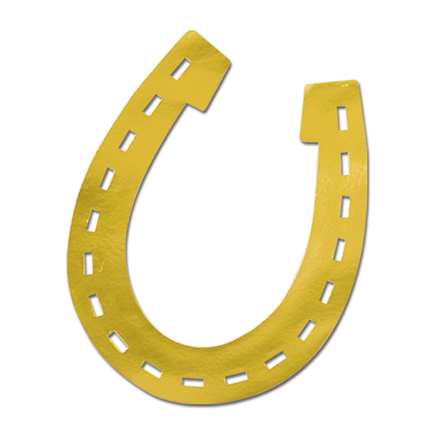 Beistle Foil Horseshoe Party Silhouette