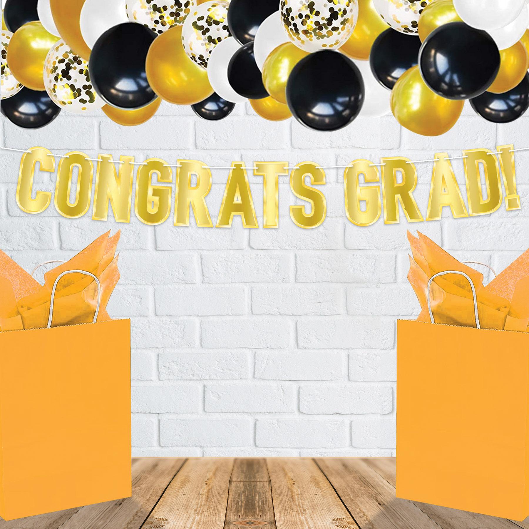 Beistle Foil Congrats Grad! Graduation Party Streamer