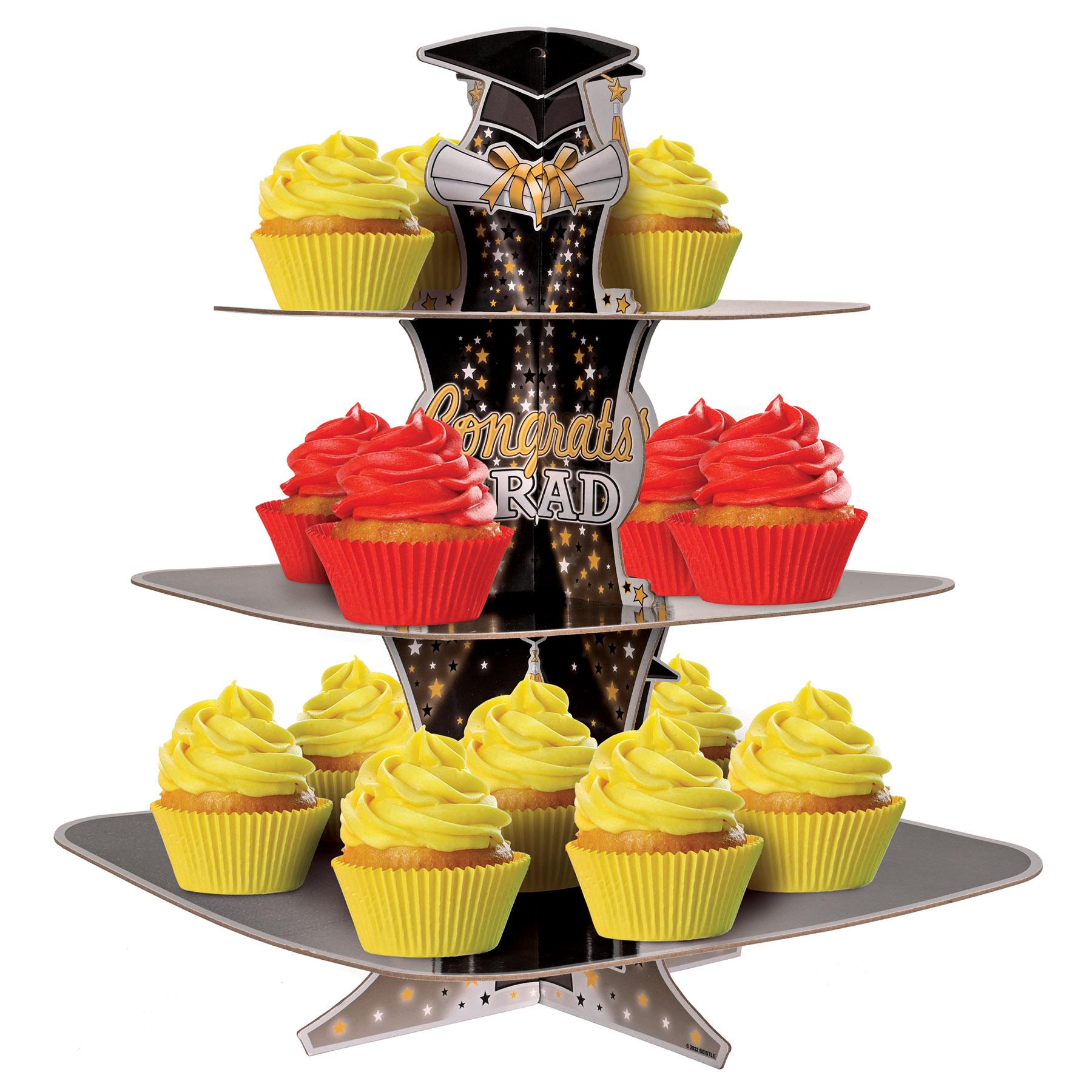 Beistle Graduation Party Cupcake Stand (12 Per Case)