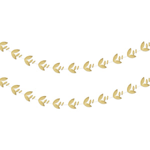 Bulk Gold Foil Leaves Garland (12 Pkgs Per Case) by Beistle