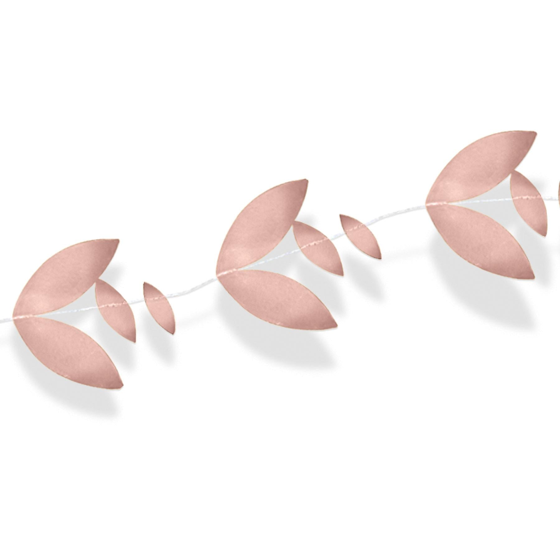 Beistle Rose Gold Foil Leaves Party Garland (12 Per Case)