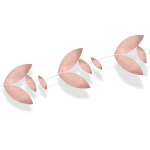 Bulk Rose Gold Foil Leaves Garland (12 Pkgs Per Case) by Beistle