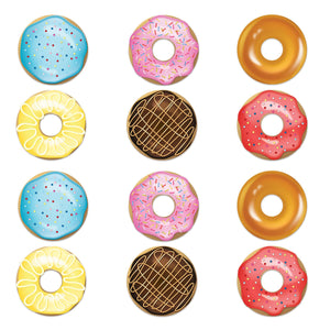 Beistle Donut Cutouts