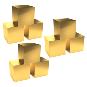 Beistle Foil Favor Boxes Gold