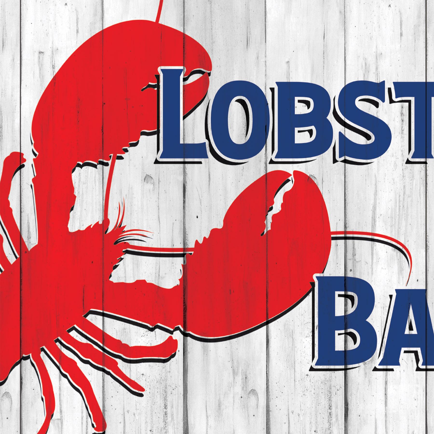 Beistle Luau Party Plastic Lobster Bake Yard Sign