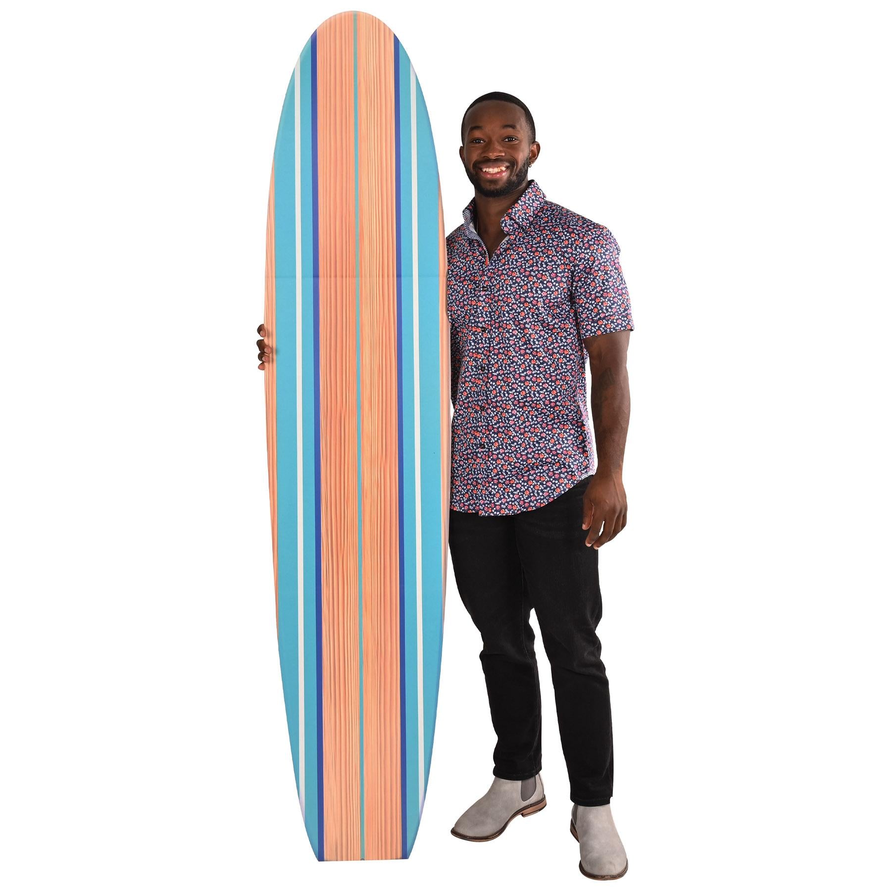 Beistle Luau Party Surf Board Stand-Up Decoration