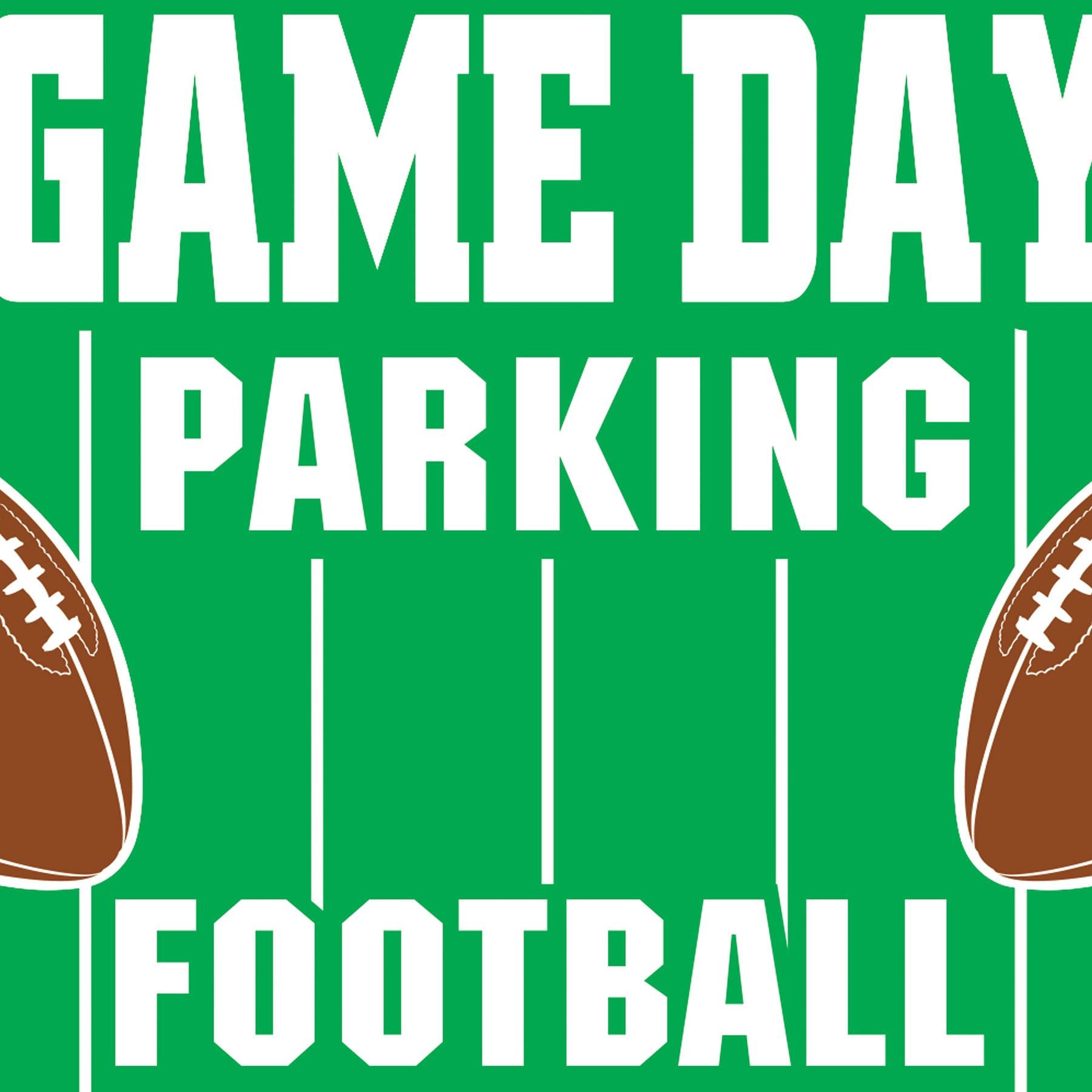 Beistle Plastic Game Day Parking Party Yard Sign