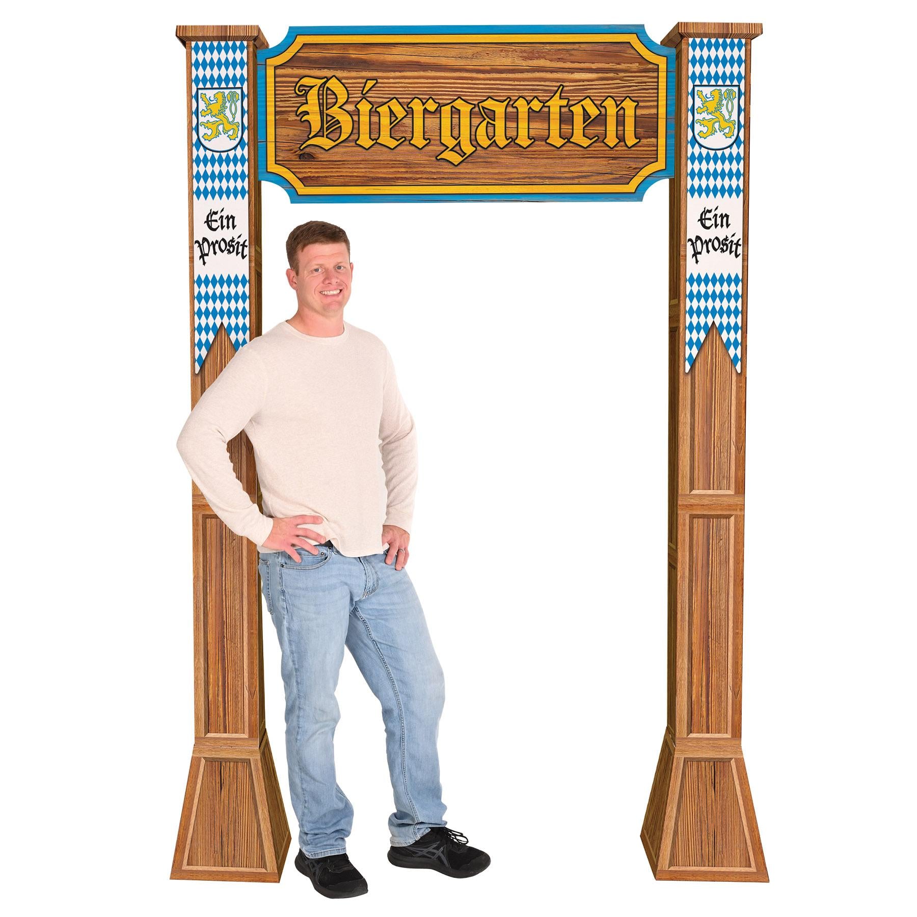 Beistle Oktoberfest 3-D Biergarten Archway Prop