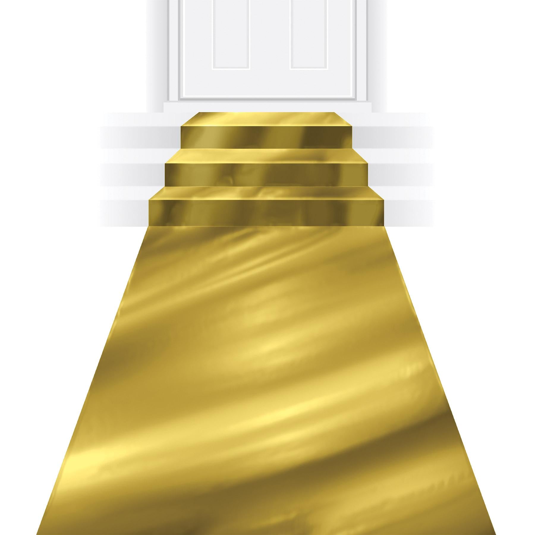 Metallic 50ft Aisle Runner gold