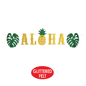 Beistle Glittered Aloha Streamer