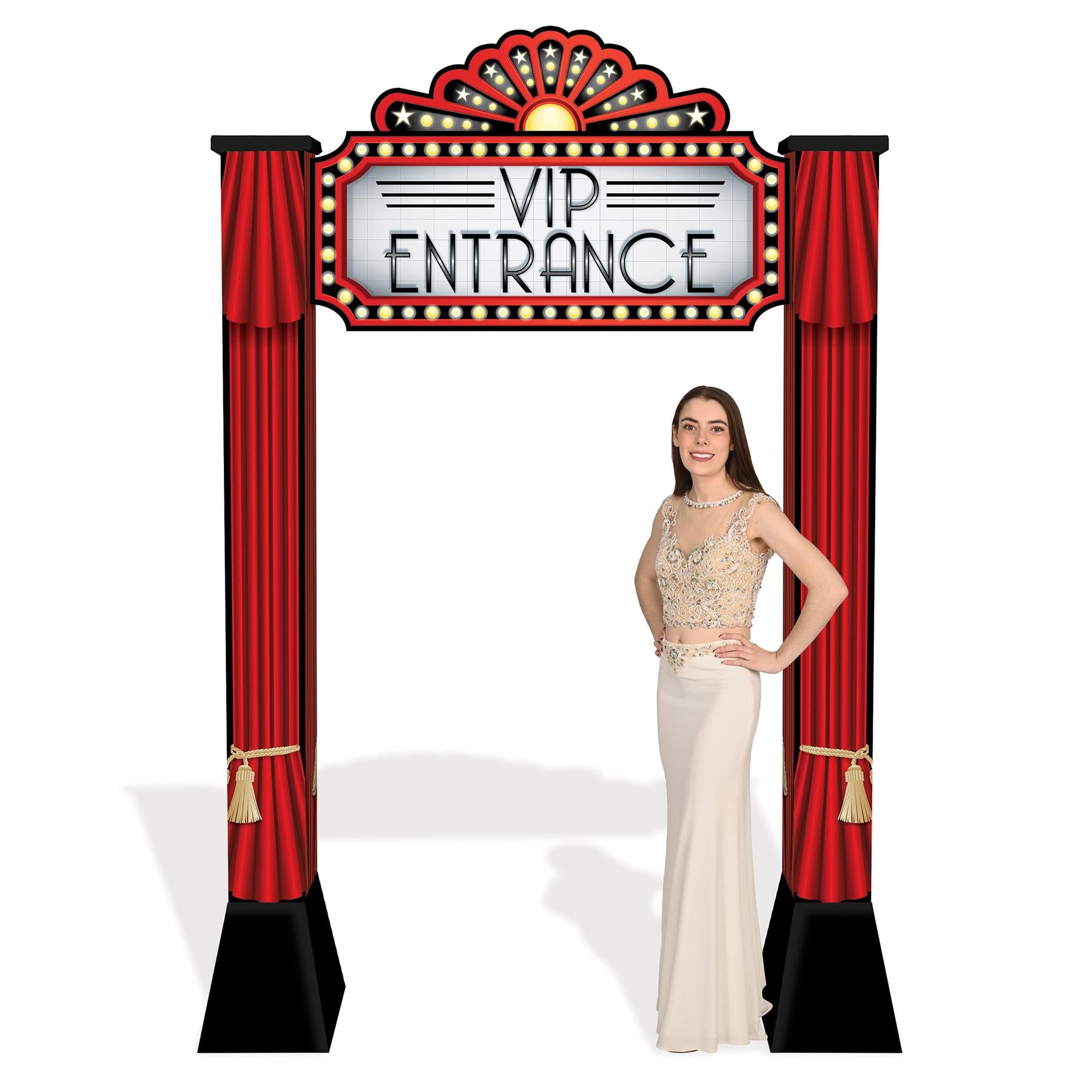 Beistle Red Carpet 3-D Party Archway Prop