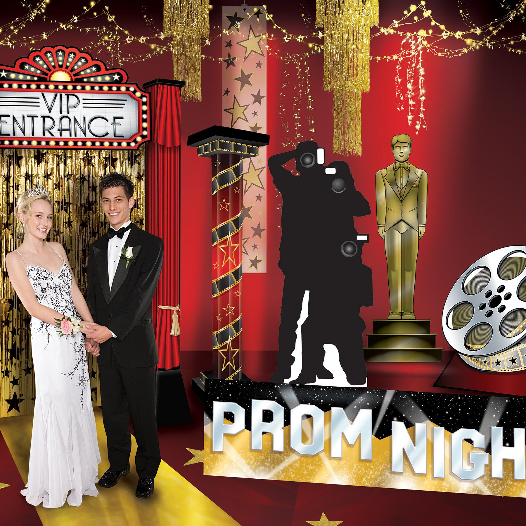 Beistle Red Carpet Prom Night Sign Party Stand-Up Decoration