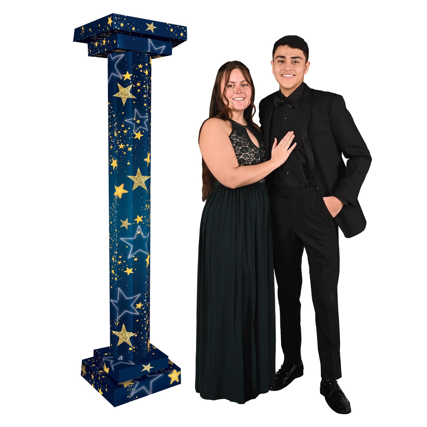 Beistle Starry Night 3-D Tall Party Column Props