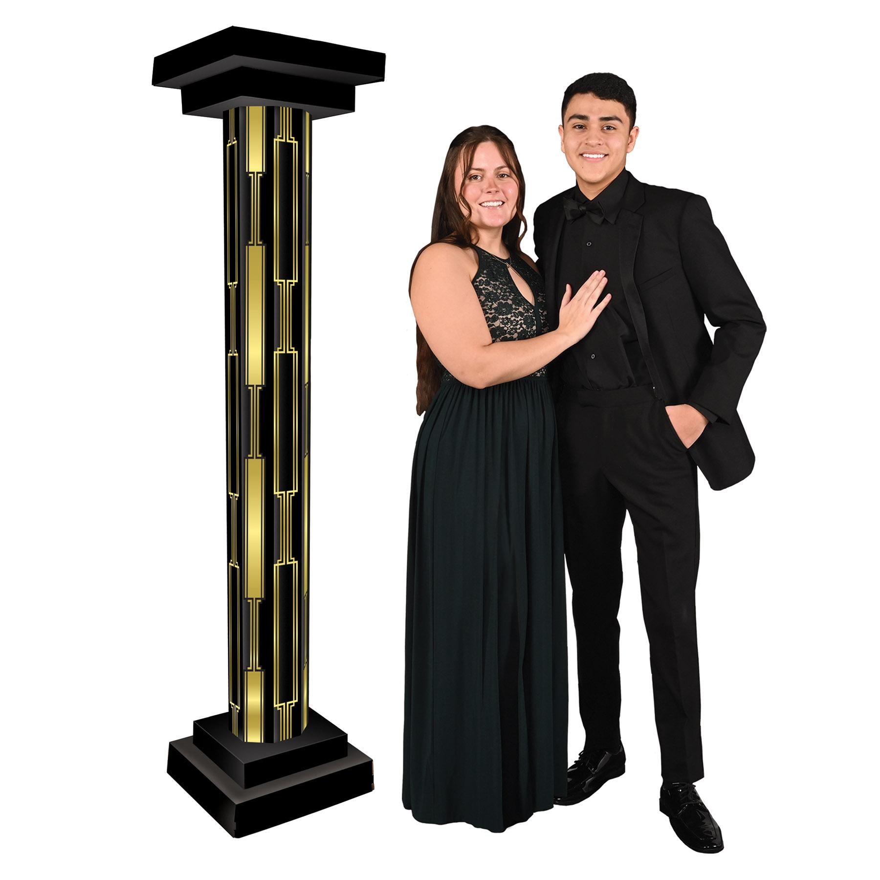 Beistle Roaring 20's 3-D Tall Party Column Props