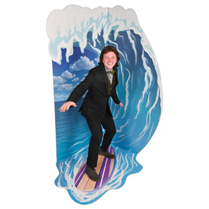 Beistle Luau Surfing Photo Prop Stand-Up