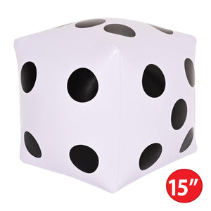 Beistle Inflatable Dice - Casino Novelty - 15 Inch