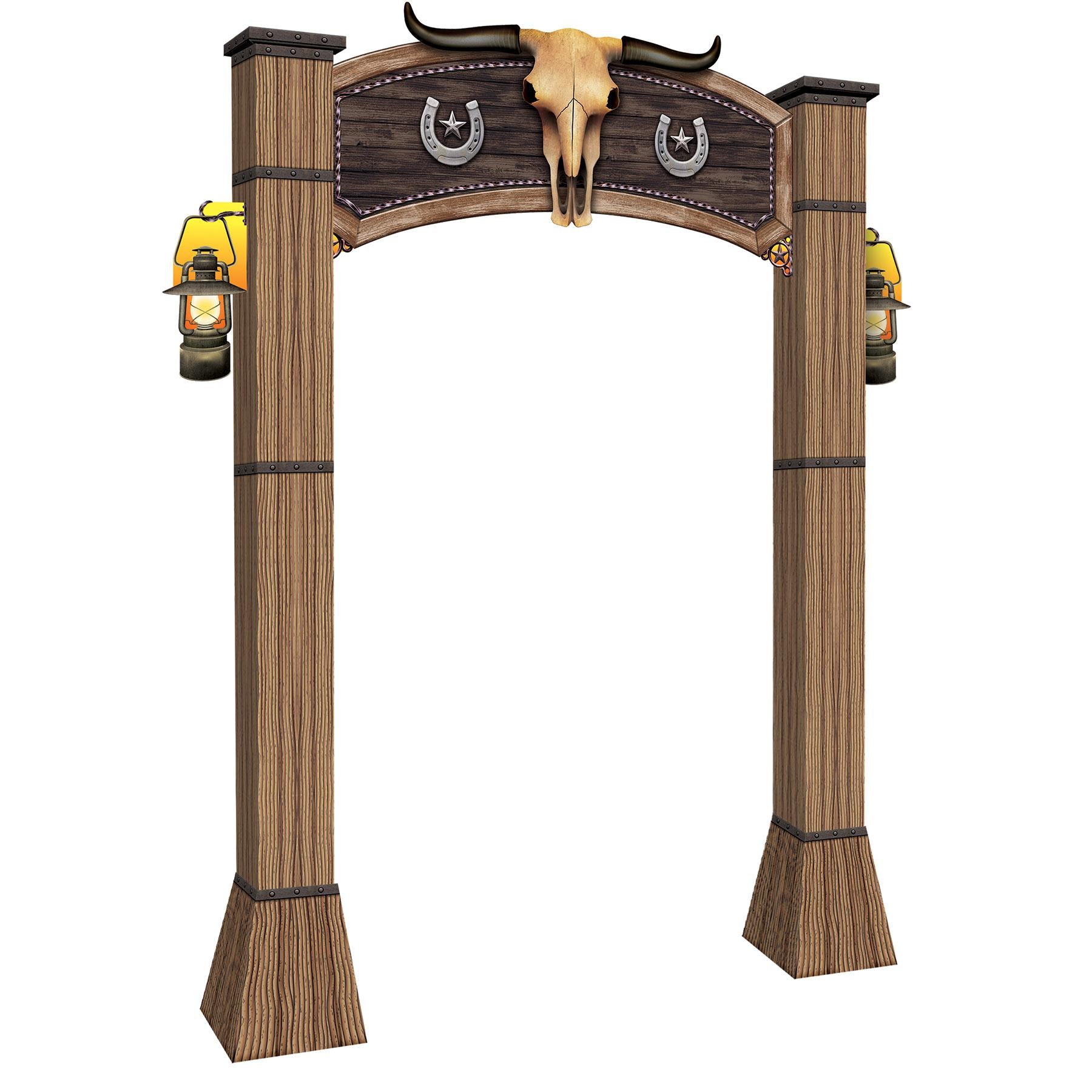 Western 3-D Archway Prop