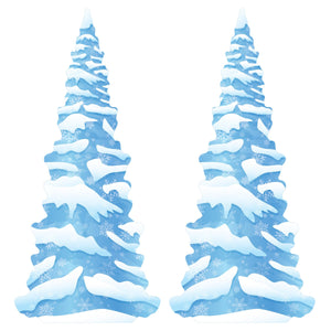 Winter Wonderland Tree Stand-Up Decoration (2 per Case)