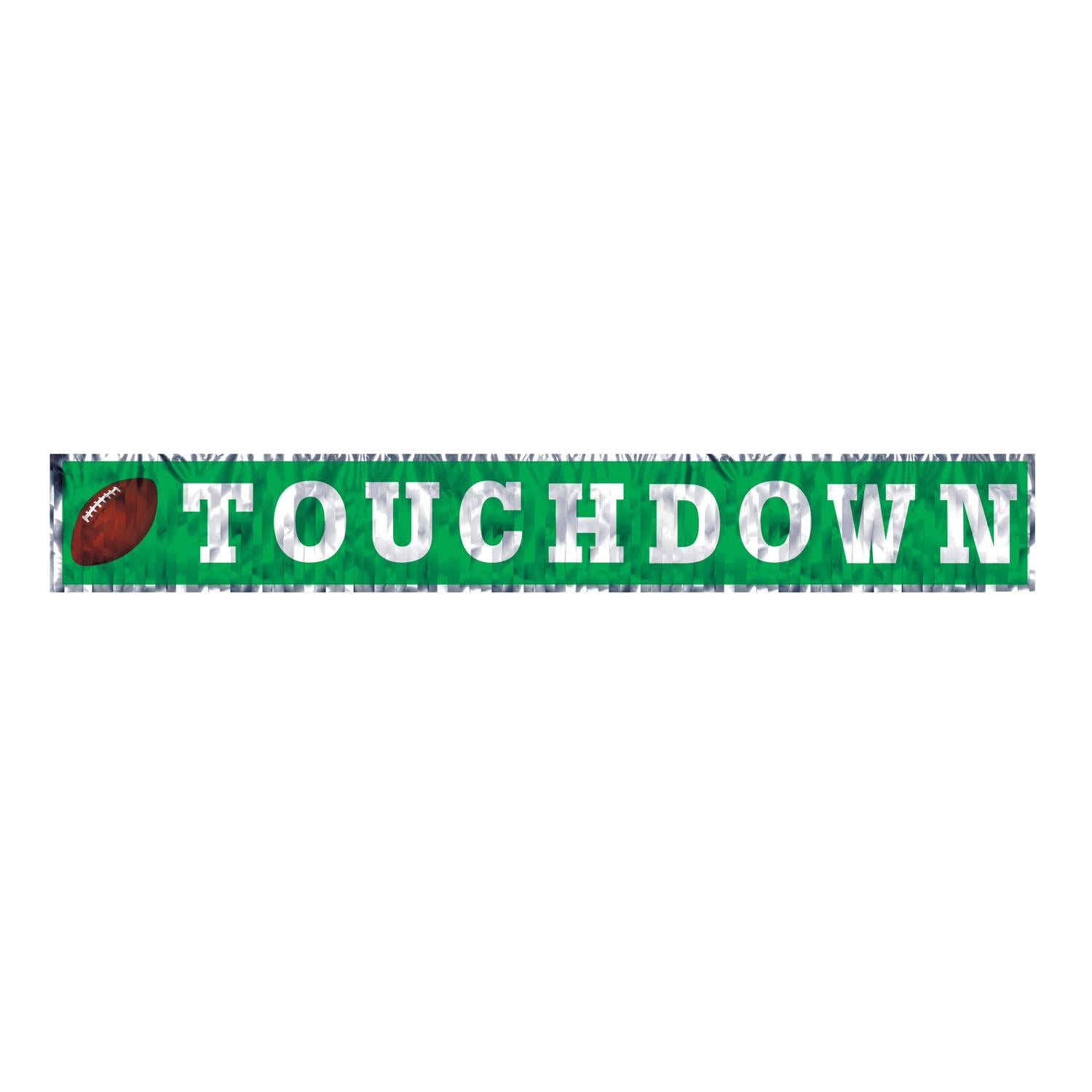 Beistle Metallic Touchdown Party Fringe Banner