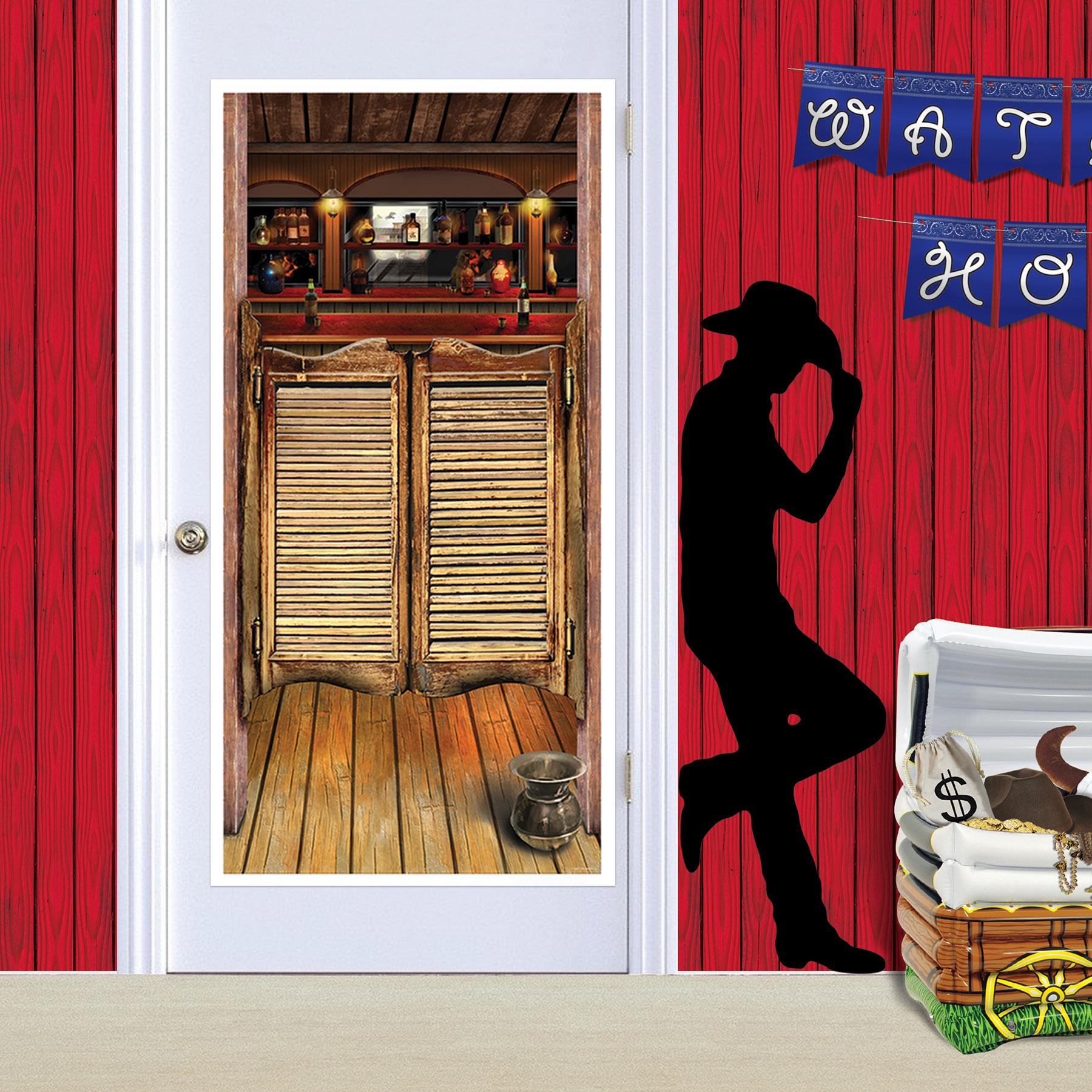 Beistle Saloon Party Door Cover