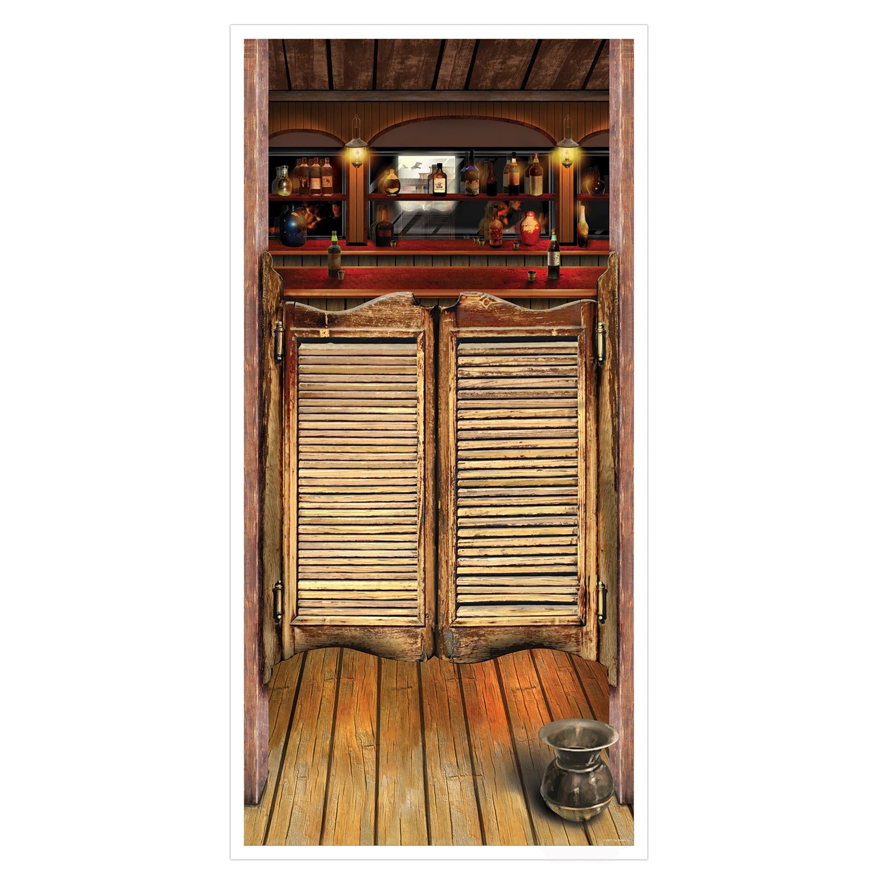 Beistle Saloon Party Door Cover