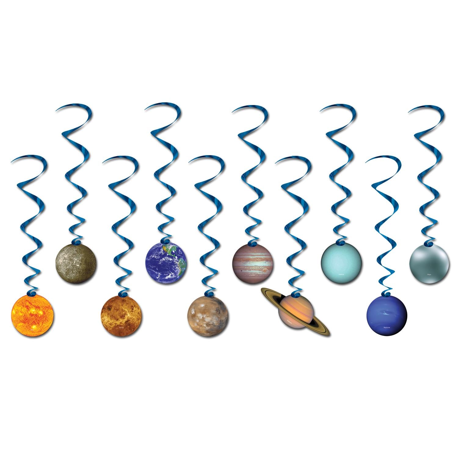 Beistle Solar System Party Whirls (10/Pkg)