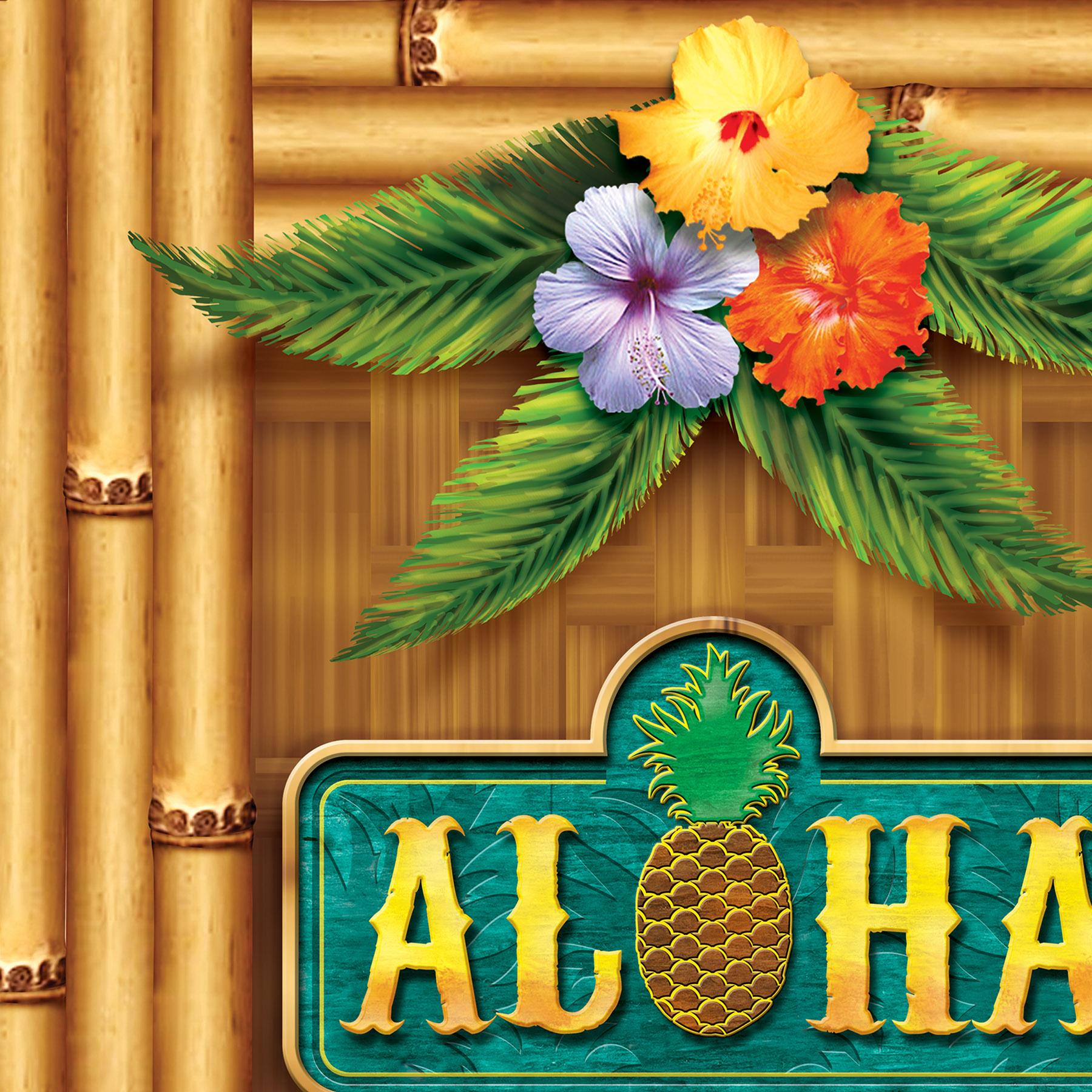 Beistle Luau Party Aloha Door Cover