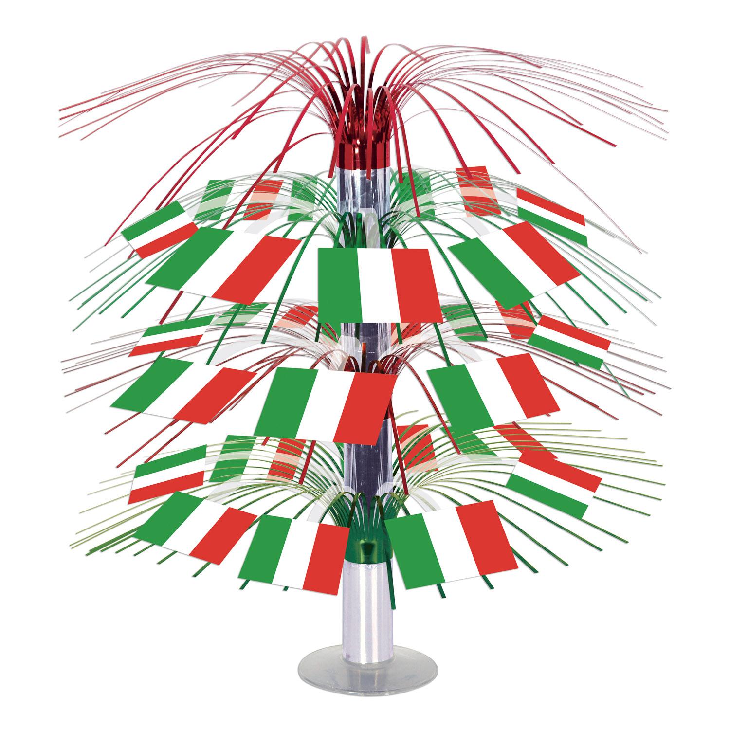 Beistle Italian Flag Cascade Party Centerpiece