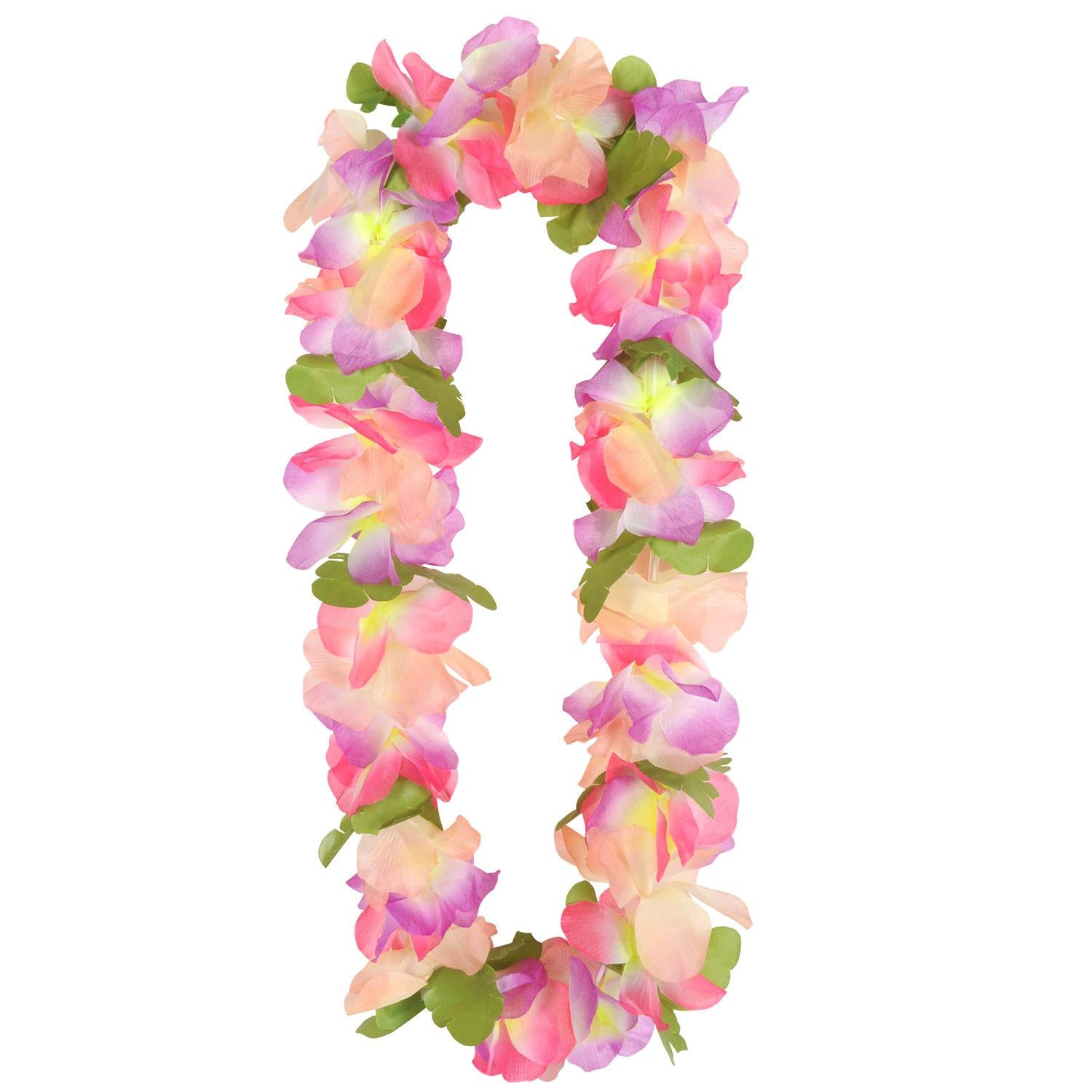 Beistle Luau Party Silk 'N Petals Tropical Garden Lei