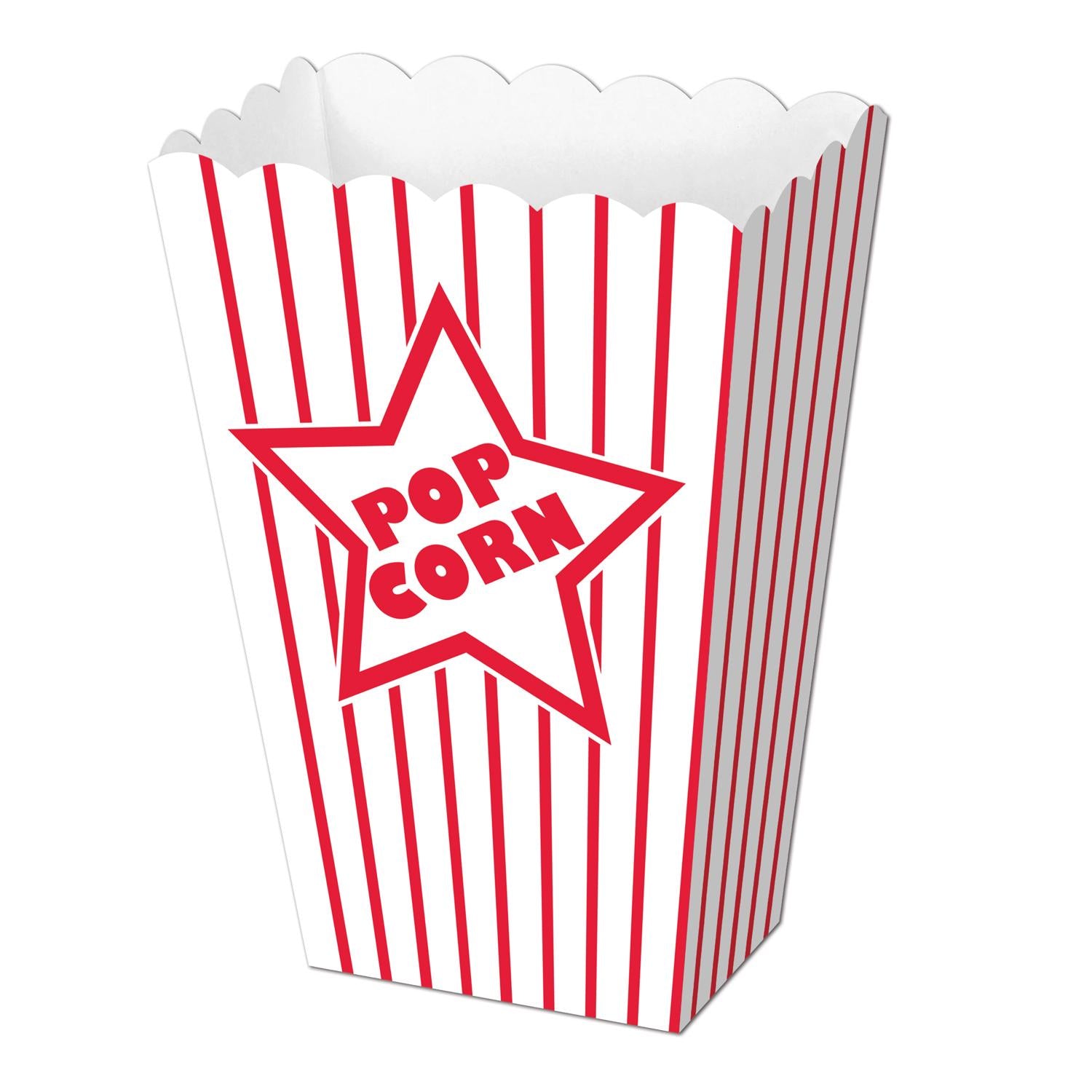 Beistle Paper Popcorn Party Boxes (8/Pkg)