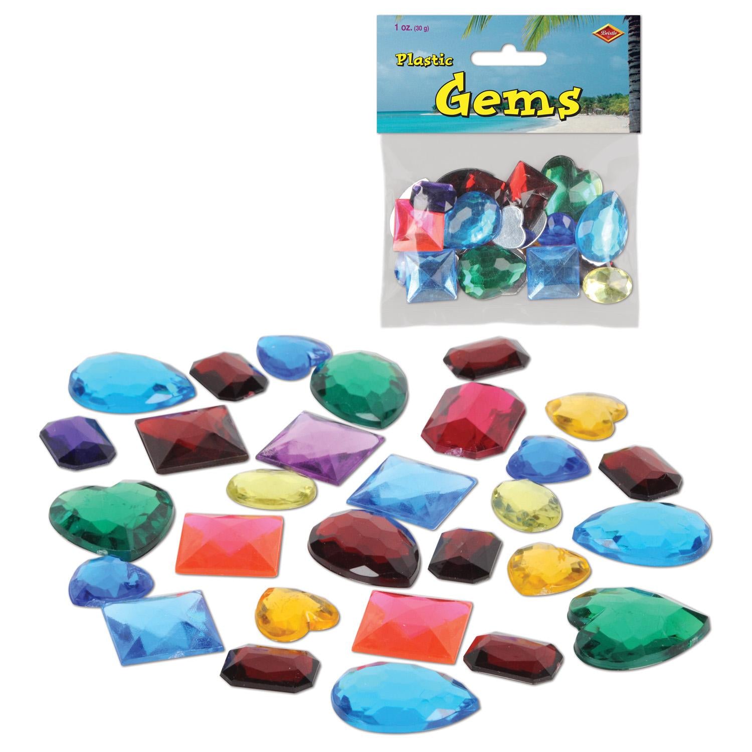 Beistle Plastic Party Jewels (1 Oz/Pkg)